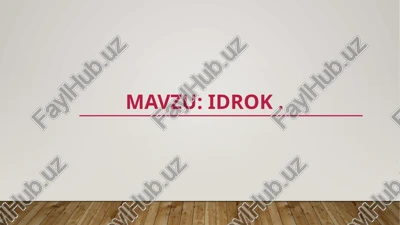 idrok — PPTX