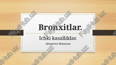 bronxit — PPTX