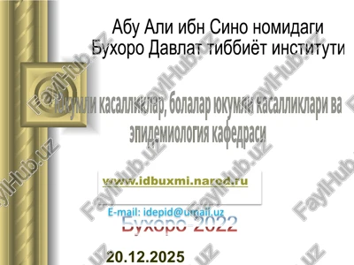 virusli gepatitlar — PPTX