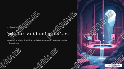 oqava suv tarmoqlari — PDF