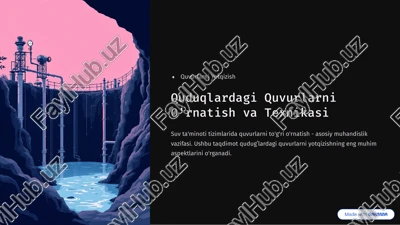 quvurlarni yotqizish — PDF
