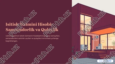isitish tizimini hisobi — PDF
