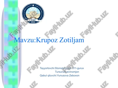 krupoz zotiljam — PPTX