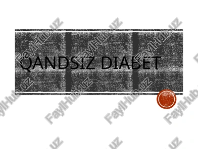 qandsizdiabet — PPTX