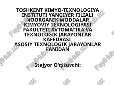 ion almashtialmashtirish jarayoni disodisorbsiya — PPTX