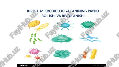 mikrobiologiya fanining rivojlanishi — PPTX
