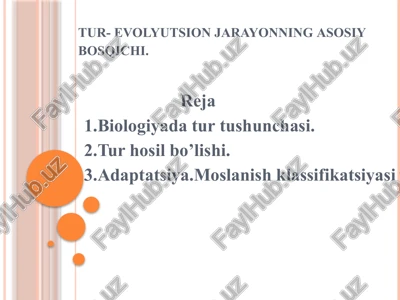 biologiyadaturtushunchasi — PPTX