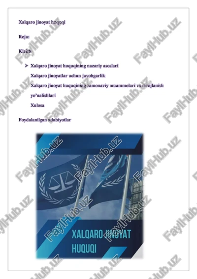 xalqaro jinoyat huquqi — PDF