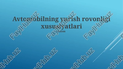 pnevmopodushkalar sistemasi — PPTX
