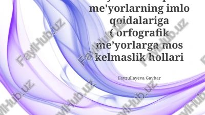 imlo qoidalari — PPTX