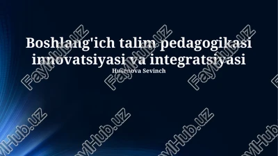 integratsiya yondashuvlari — PPTX