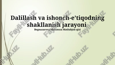 mantiqiy fikrlash va xulosalar chiqarish — PPTX