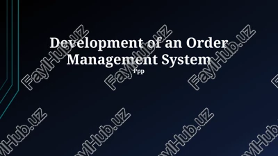 order management system — PPTX