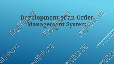 order management system — PPTX