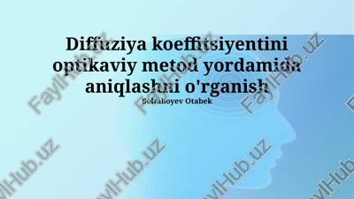 optik interferometriya usuli — PPTX