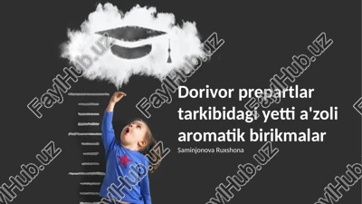 yetakchi a'zoli aromatik birikmalar — PPTX