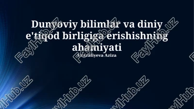 urzaliyev aziya — PPTX