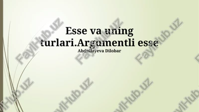 til va uslub — PPTX