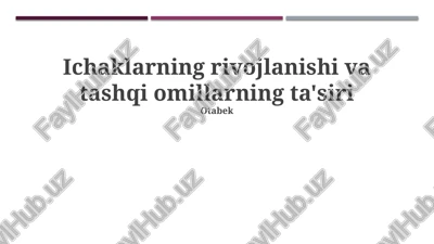 muzlik massasining oʻsishi — PPTX
