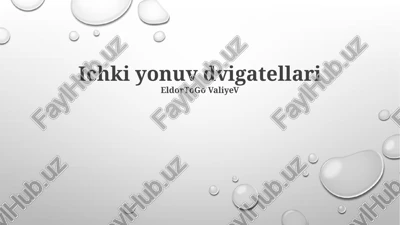 ichki yonuv dvigatellari — PPTX