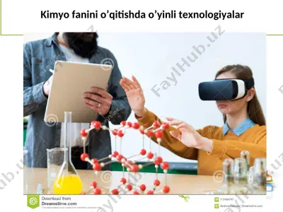 kimyo fanini o’qitishda o’yinli texnologiyalar — PPT