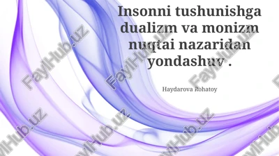 uyqusizlikning ta'rifi va turlari — PPTX
