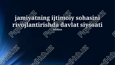 sog'liqni saqlash sohasida telemeditsina xizmatlari — PPTX