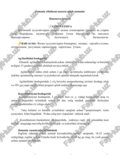 ag'darilishni boshqarish — DOCX