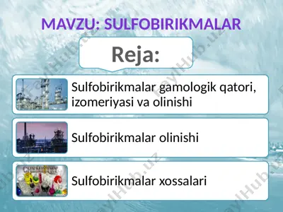 sulfobirikmalar — PPTX