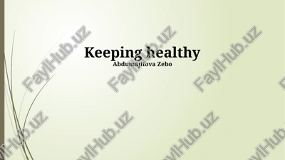 pillars of healthy living — PPTX