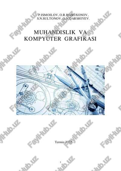 muhandislik va kompyuter grafikasi — PDF