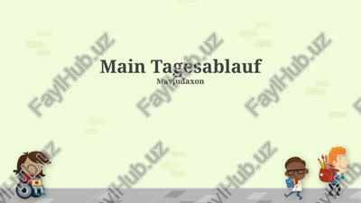 mittagspause — PPTX