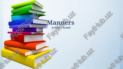 manners — PPTX