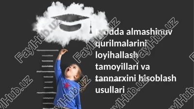 valyuta almashinu uskunalarini loyihalash tamoyillari — PPTX
