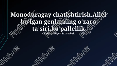 qon guruhlari (abo tizimi) — PPTX