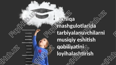 musiqa mashgulotlari — PPTX