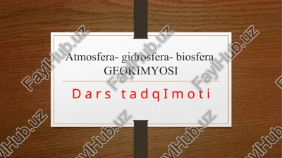 geokimyo — PPTX