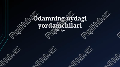 qo'shnilar va do'stlarning yordami — PPTX