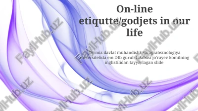 the digital landscape: navigating online etiquette — PPTX