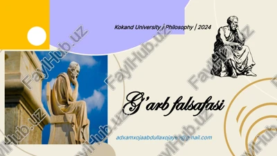g’arbfalsafasi — PPTX