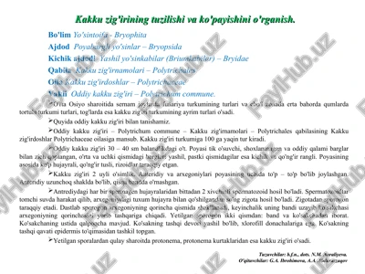 kakku zig'iri (polytrichum commune) — PPT