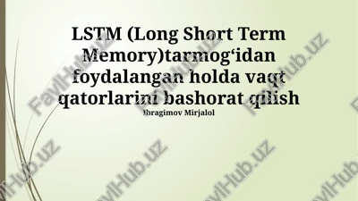 lstm (long short term memory) — PPTX