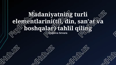 me’morchilik: qurilish va dizayn — PPTX