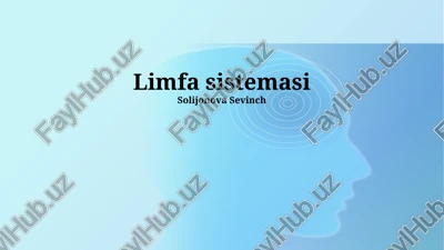 limfa sistemasi — PPTX