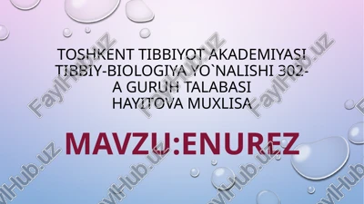enurez — PPTX