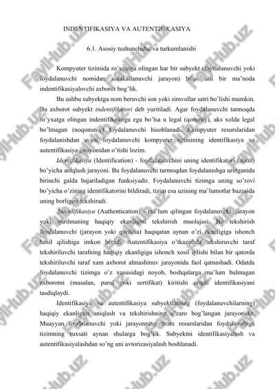indentifikasiya va autentifikasiya — DOCX