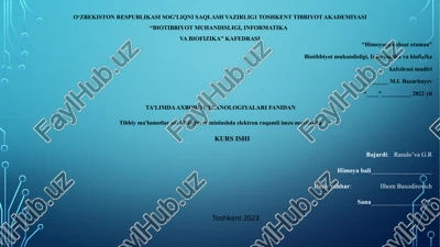 ta’limda axborot texnologiyalari fanidan — PPTX