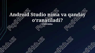 android studio — PPTX