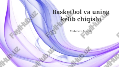 basketbol va uning kelib chiqishi — PPTX