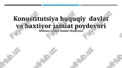 konstitutsiya — PPTX